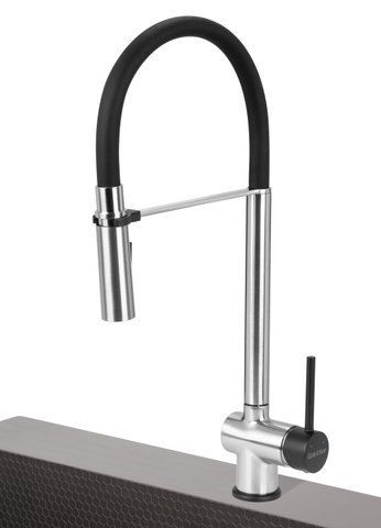 EDEL Brush Black: кухонний змішувач Gunter&Hauer EDELBrushBlack фото